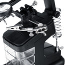 3X 4.5X 10 LEDs Soldering Iron Magnifier Welding Magnifying Glass Tool W/3 Boxes