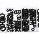 Suleve MXRW5 180Pcs Rubber O Ring Washer Grommets Ring Anti-slip Gasket Seal Assortment Set
