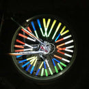 BIKIGHT 12Pcs 75mm Bicycle Wheel Reflective Sticker Wheel Reflector Bike Reflective Cycling