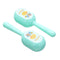 Baby Double-Sided Trumpet Sand Hammer Hand Drums Orff Musical Instruments Educational Toys