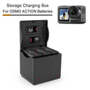 3 in 1 Battery Charger Hub for DJI OSMO Action Camera with TYPE-C Interface