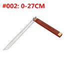 Drillpro 0-22/0-27cm Sliding Angle Ruler T Bevel Hardwood Handle Rotatable Engineer Ruler for Woodworking