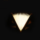 New Folding Rechargeable LED Flip Book Lamp Portable Discoloration Night Li