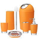 6Set Bathroom Cleaning Brushes Toothbrush Holders Soap Dishes Cup Bin Sprayer Bottles Toilet Brushes