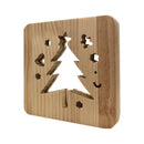Christmas Tree Wooden Night Light Bedroom Decor Lights Usb Light Switch Gif