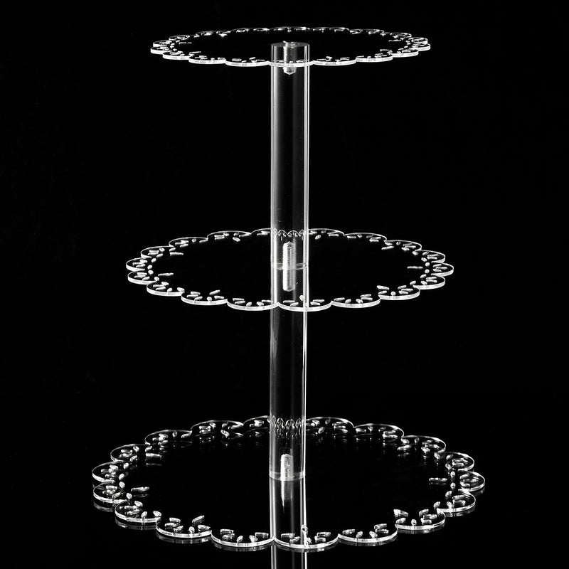 3 Tier Acrylic Cake Stand Storage Rack Dessert Display Holder Wedding Party Decorations