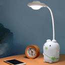 Cartoon Silicone Pig Press Sensor LED Night Light for Children Baby Kids 3