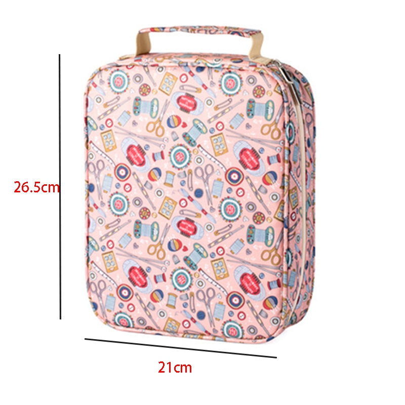 150 Slot Creative Large Capacity Cute Cartoon Floral Print Multifunctional  H6Y4