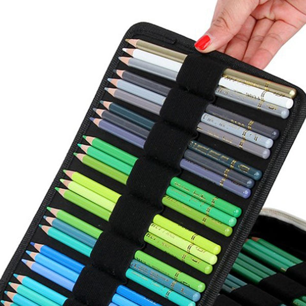 150 Slot Creative Large Capacity Cute Cartoon Floral Print Multifunctional  H6Y4