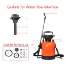 4L Pressure Sprayer Shoulder Pressure Sprayer Spray Bottle Home and Garden Sprinkler
