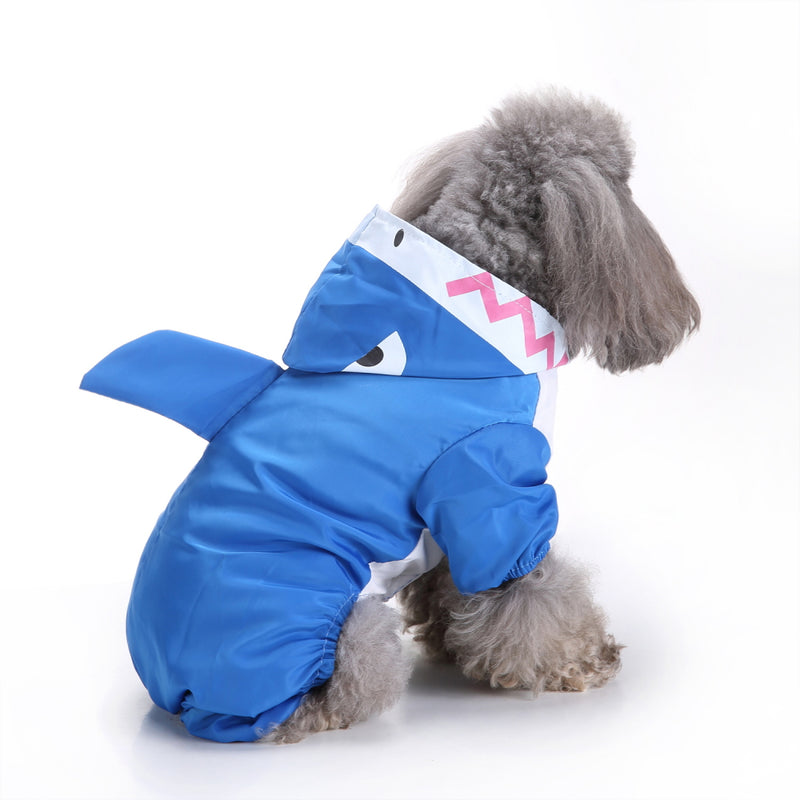 Dog Raincoat Rainsuit Waterproof Dog Puppy Jacket Coat Pet Rainwear Clothes for Small Dog