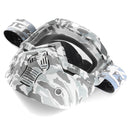 Motorcycle Helmet-in Goggles Clear Dark Grey Lens Detachable Modular Mask