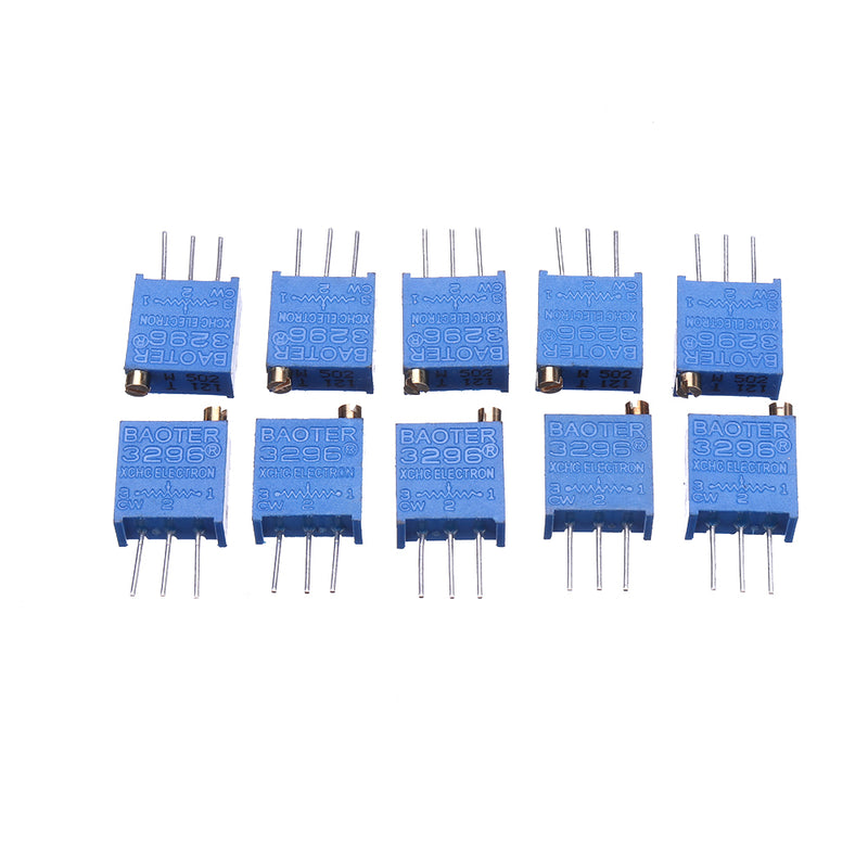 50pcs 3296W 5K ohm Trimpot Trimmer Potentiometer