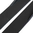 2 Pcs 74.5cm / 29.33" Universal Fit Plastic Black Car Side Skirt Rocker Splitters Winglet Wings