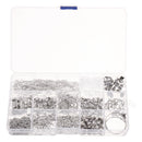 990Pcs/Set Eye Pins Lobster Clasps Jewelry Wire Earring Hooks Jewelry Finding Kit for DIY Necklace Jewelry Bracelet Making