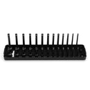 1/4 Inch Metric 28 Slot Socket Rack Storage Rail Tray Holder Shelf Organizer Machinery Parts