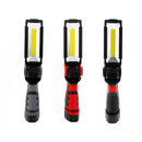 XANES White COB/Red COB+LED 800Lumen 5Modes USB Rechargeable LED Flashlight Outdoor Magnetic Work Light Emergency Light