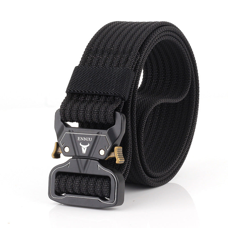 125cm ENNIU TB16 3.8cm Tactical Belt Metal Quick Release Military Army Fan Leisure Hunting Nylon