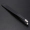 Stainless Steel Black Slanted Tip Tweezer Clip Tools