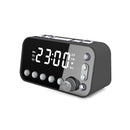 DAB + FM Radio LED Digital Alarm Clock Desk Table Snooze Timer with Dual USB