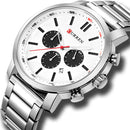 CURREN 8315 Chronograph Waterproof Quartz Watch Business Style Men Wrist Watch