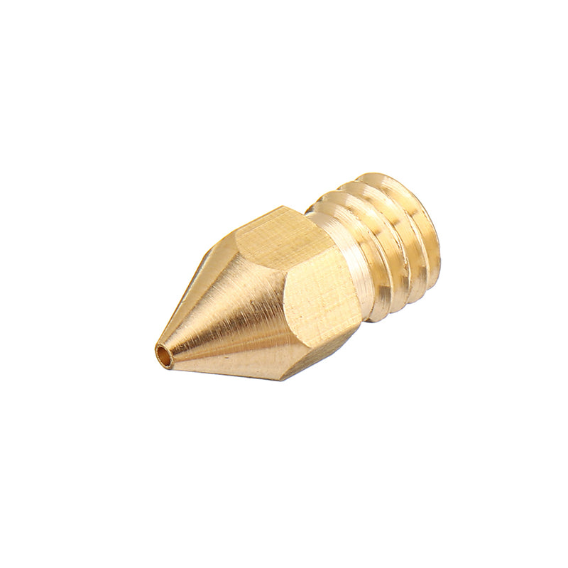 5PCS 1.75mm/1.0mm Copper MK8 Thread Extruder Nozzle For 3D Printer