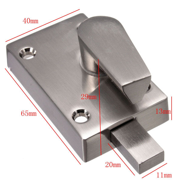 Nickel Drawing Chroming Bathroom Toilet Door Lock Indicate Door Bolt