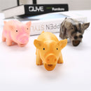 Latex Pig Shape Toy Grunting Sound Dog Puppy Chewing Squeaker Pet Funny Playing Toys