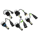 NightEye S2 COB LED Car Headlights 9005 9006 H4 H7 H11 H1 Bulbs Fog Lamps 72W 9000LM 6500K 2PCS