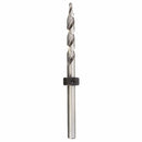 3/8 Inch 9.5mm Replacement Twist Step Drill with Stop Collar for Manual Pocket Hole Jig