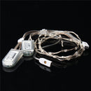 2PCS 60CM Battery Powered USB Charging RGB 20LEDs Strip Shoes Light DC3.3-4.1V