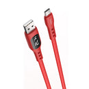 HOCO S6 Timing LED Digital Display 3A Sentinel Micro/Type-C Data Cable for Samsung Xiaomi Huawei