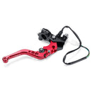 Pair Universal 22mm Motorcycle Adjustable Brake Clutch Lever Master Cylinder