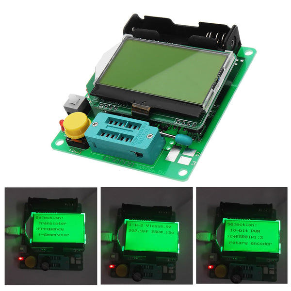 M328 3.7V 20mA Transistor Tester LCR Capacitance ESR Meter