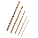 Drillpro 10pcs HSS M35 Cobalt Twist Drill Bit Set 1/1.5/2/2.5/3mm High Speed Steel Drill Bits