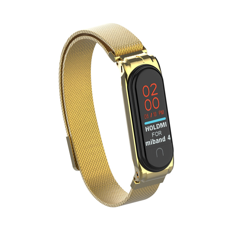 Bakeey Milan Stainless Steel Watch Band for Xiaomi mi band 3/4 Smart Watch