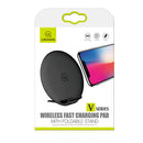 USAMS 10W Qi Wireless LED 9V Fast Charger Holder Stand Pad for iPhone 8 X Samsung S8