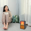 XMUND SH01 400W Mini Heater 3D Fireplace Portable Winter Warmer Heating Fan With Adapter plug