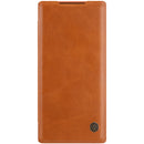 NILLKIN Flip Shockproof Card Slot Holder Full Cover PU Leather Vintage PC Protective Case for Samsung Galaxy Note 10+ / Note 10+ 5G