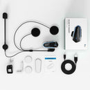 Motorcycle Helmet Headset MP3 Microphone with bluetooth Function Blue Frame QTB35