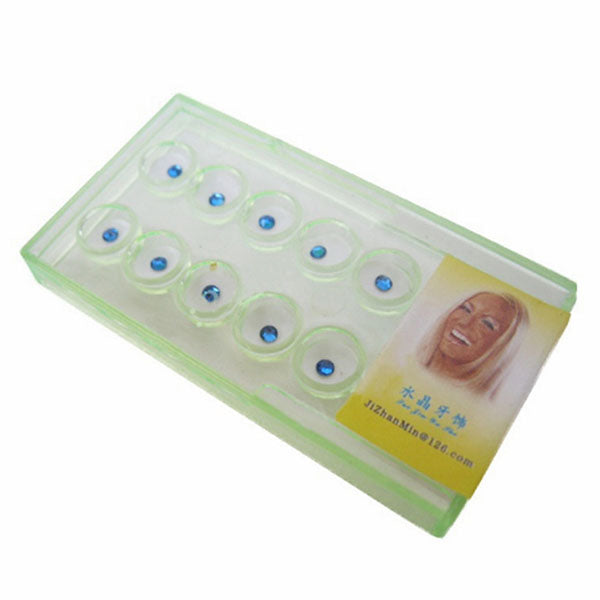 10Pcs Teeth Jewelry Beauty Make Up Dental Tools Drill Diamond Crystal Ornament