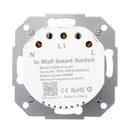 MoesHouse WS-EUY1-W EU Standard 1 Gang Smart Push Button Switch Smart Life Tuya Wireless Remote Control Work with Alexa Google Home