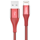 ROCK 2.4A MFI Certificated Fast Charging Data Cable For iPhone X XS Max iPad Pro iPod