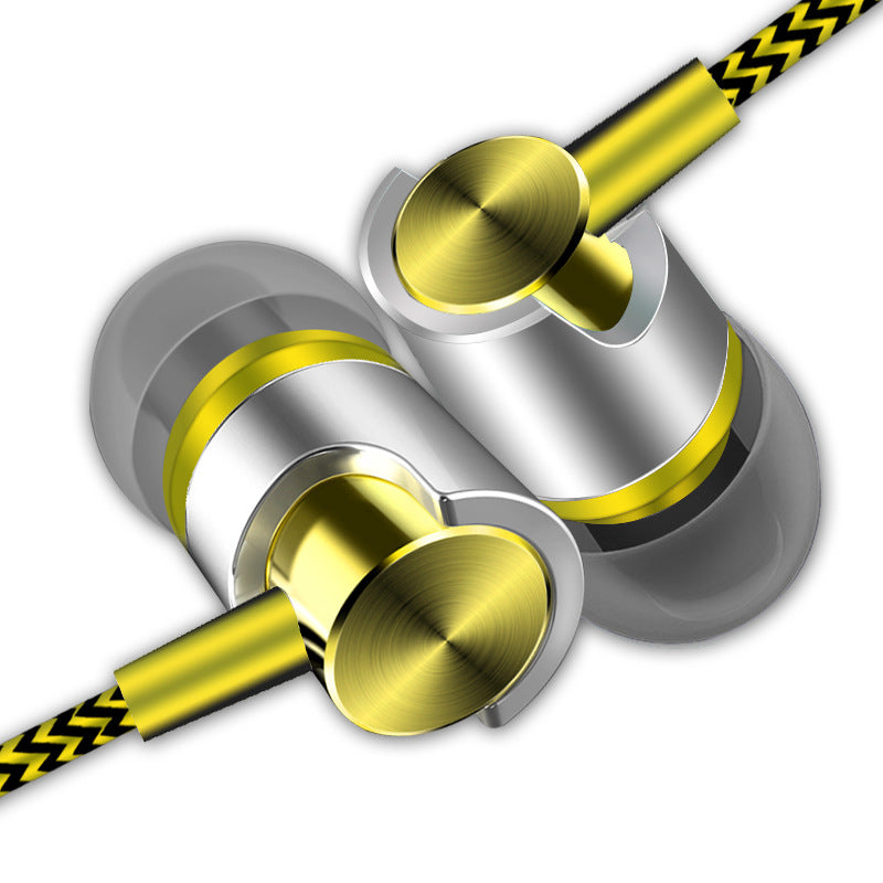 LEORY Mini Small 3.5mm Wired Control Earphone Stereo Heavy Bass Headphone with Mic