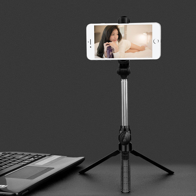 XT10 Portable Extended Rotation bluetooth Remote Selfie Stick Tripod Mobile Phone Holder for Live Sports