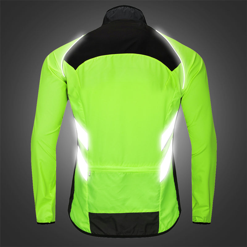 WOSAWE Reflective Watorproof Bike Bicycle Cycling Sport Clothing Jacket Windproof Rain Coat Jersey