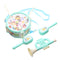 Baby Double-Sided Trumpet Sand Hammer Hand Drums Orff Musical Instruments Educational Toys