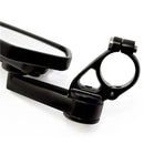 7/8 Inch Universal Aluminum Motorcycle Rear View Mirrors Side Handlebar End Oval