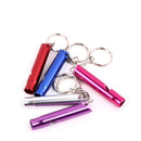 Hewolf Outdoor Camping Emergency Survival Whistle Aluminum Alloy Safety Tool Training Adventure