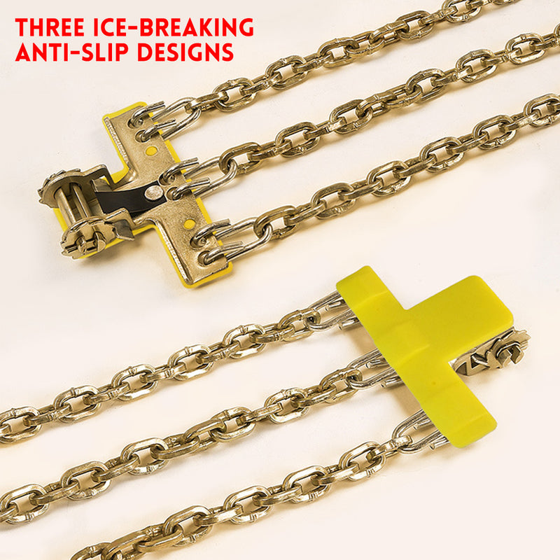 Steel Wheel Tire Snow Anti-skid Chains Car Truck SUV Emergency Winter Driving Car Snow Chain